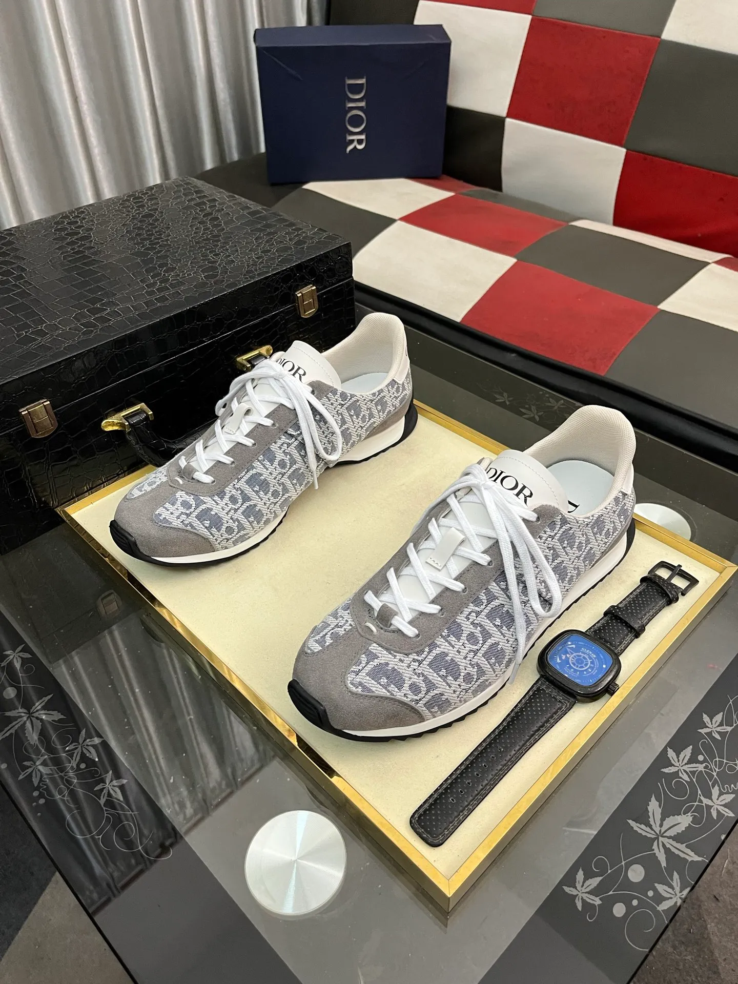 Men's shoes 💰420⌚️⌚️[Dior] Dior couple's style, new casual style launched in Hong Kong counters. Official website 1:1 production. Original Italian materials. Designed by European and American masters. Perfect shape to create counter quality. Solid color rubber wear-resistant outsole and classic dazzling head! Super versatile and very comfortable. High-end without losing taste, fashionable and novel! ! Absolute focus! Code number: 36-448️⃣Colors available